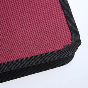 Planet Gates black 40Pcs cd case Disc dvd storage bag High-capacity Oxford Cloth Sleeves cd holder Home Room Discs Storage box handbag with Zipper