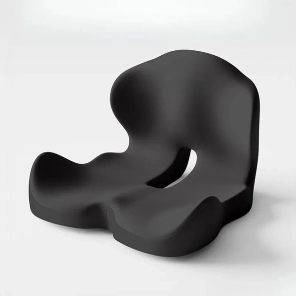 Planet Gates Black / 44x42x32cm Memory Foam One-piece Cushion Office Cushion Hip Beautification Spine Relief And Waist Support Cushion