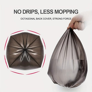 Planet Gates Black / 45.01x50.01cm 100pcs Black Trash Bags 5-7L Trash Bags - Portable, Simple Garbage Bags Suitable For Home, Bathroom And Kitchen, Office, Car