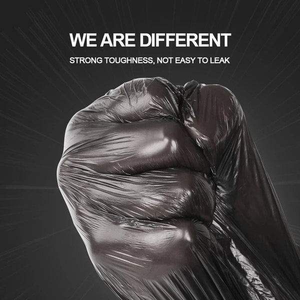 Planet Gates Black / 45.01x50.01cm 100pcs Black Trash Bags 5-7L Trash Bags - Portable, Simple Garbage Bags Suitable For Home, Bathroom And Kitchen, Office, Car