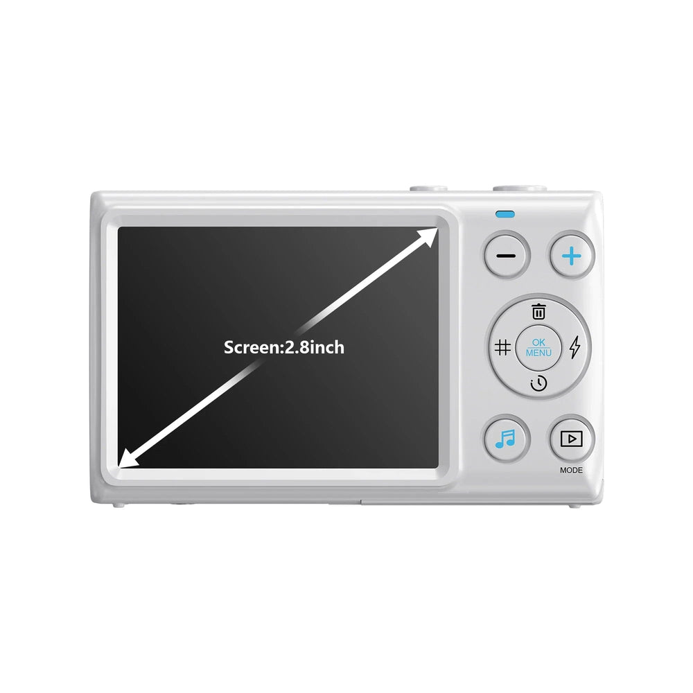 Planet Gates черни 4K цифрови фотоапарати за фотография 18X цифрово увеличение детски фотокамери 64MP автофокус видео камера за влогване за YouTube