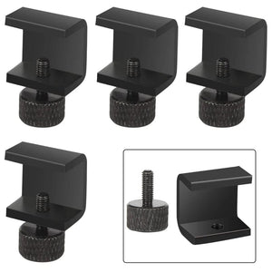 Planet Gates Black 4pcs 3DSWAY 3D Printer Parts Platform Clamp Glass Aluminum Plate Ultimaker UM Hotbed Fixing Clip Build Heated Bed Retainer 4pcs 8pcs