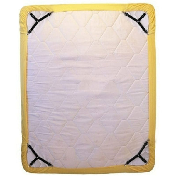 Planet Gates Black / 4pcs 4pcs Triangle Bed Mattress Sheet Clips: Keep Your Sheets Secure & in Place!