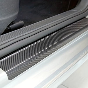 Planet Gates Black 4pcs Car Door Sill Anti-Kick Stickers: Protect Your Car from Scratches & Enhance Its Style!