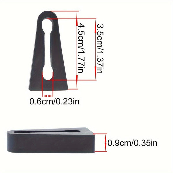 Planet Gates Black 4pcs Shock Absorber Rubber For VW For Audi For Skoda For Seat Car Door Lock Buffer Damping Seal Pad Deadener Quiet Replacement Accessories