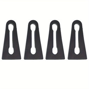 Planet Gates Black 4pcs Shock Absorber Rubber For VW For Audi For Skoda For Seat Car Door Lock Buffer Damping Seal Pad Deadener Quiet Replacement Accessories