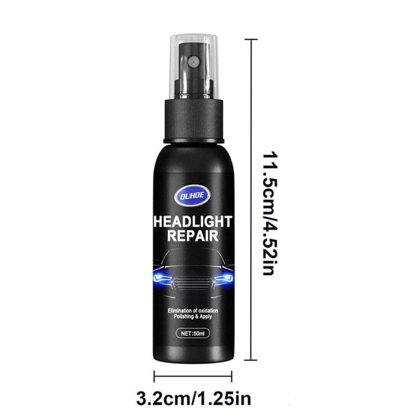 Planet Gates Black / 50ml Car Light Restorative Liquid Removing Oxidation Dirt Portable Headlight Repair Polish Liquid For Car Headlight Restoration