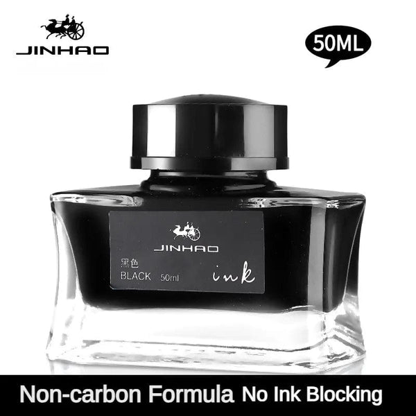 Planet Gates Black 50ml JINHAO 50ml/30ml Various Color Ink Glass Bottled Ink Fountain Pen Ink Refill Cartridge School Writing Office Supplies Stationery