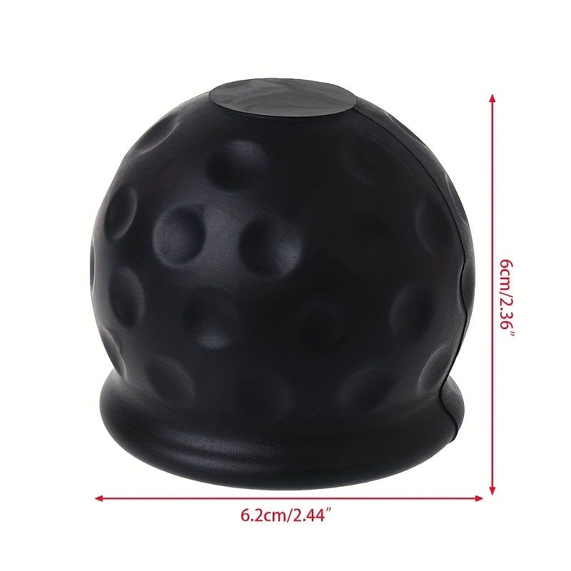 Planet Gates Black / 50mm Universal Tow Bar Ball Cover Cap Ball Hood For Trailer Protect Rubber Acid Alkali Resistance Car Accessories Repair Tool