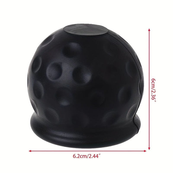 Planet Gates Black / 50mm Universal Tow Bar Ball Cover Cap Ball Hood For Trailer Protect Rubber Acid Alkali Resistance Car Accessories Repair Tool