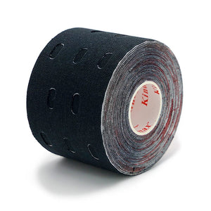 Planet Gates Black / 5CMx5M / CHINA Kindmax Hole Kinesiology Tape Knee Pads for Body Sport Elastic Athletic Tape for Muscle Support Strain Injury Pain Relief