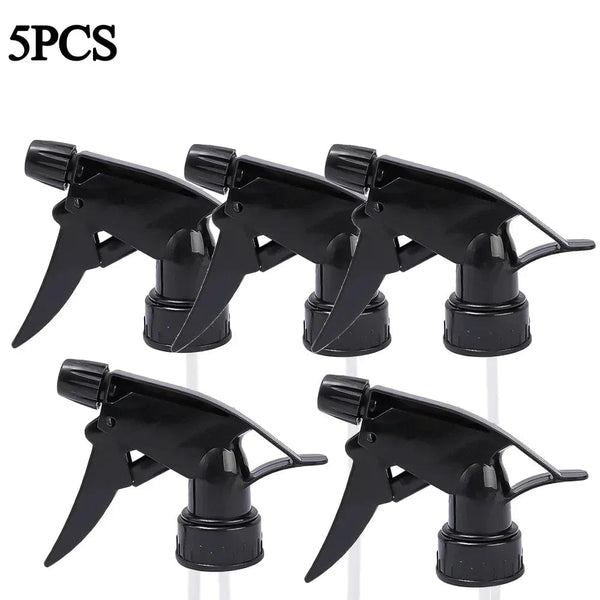 Planet Gates Black-5PCS Trigger Sprayer Spray Bottle Nozzle Head Manual Home Cleaning Sprinklers Sprays System Garden Watering Tool Universal Nozzles