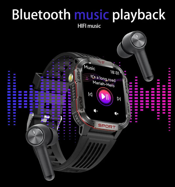 Planet Gates Black / 600mAh battery 2024 New For Xiaomi Military Smart Watch Men 1.96 inch GPS Compass IP68 Bluetooth call Outdoor Sports Fitness Tracker Smartwatch