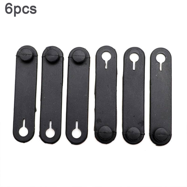 Planet Gates black 6pcs Motorcycle Rubber Frame Securing Cable Wiring Harness For Bmw R 1250 Gs Adventure Hornet Ktm Exc Accessories