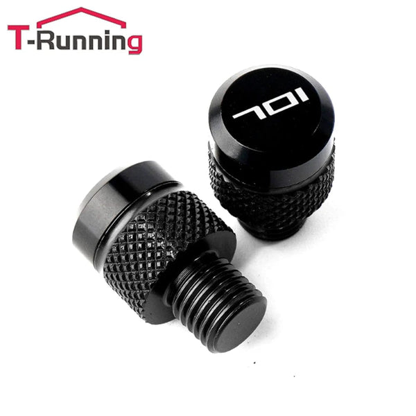 Planet Gates Black-701 For Husqvarna Svartpilen 401 250 701 Vitpilen 250 Norden 901 2018-2024 Motorcycle CNC Mirrors Hole Plug Screws Caps Thread Bolt