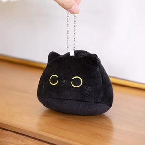 Planet Gates black / 70cm NEW Black Cat Plush Toy Soft Plushies Cute Stuffed Animal Cat Throw Pillow Doll Room Decor Kawaii Peluche Kids Birthday Gift