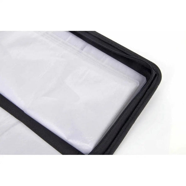 Planet Gates black 80 sheets Car CD Case Disc Dvd Storage Bag High-capacity Sleeve Holder Storage Box Wallet Box Handbag Organizer With Zipper