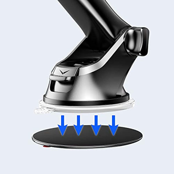 Planet Gates Black / 80mm / 3.15inch 1pc Adhesive Dashboard Pad Mounting Disk, For Car Suction Cup Phone Mount, 80mm (3.15") Sticky Sucker Disc For Dash Camera Windshield Holder, GPS, Etc.