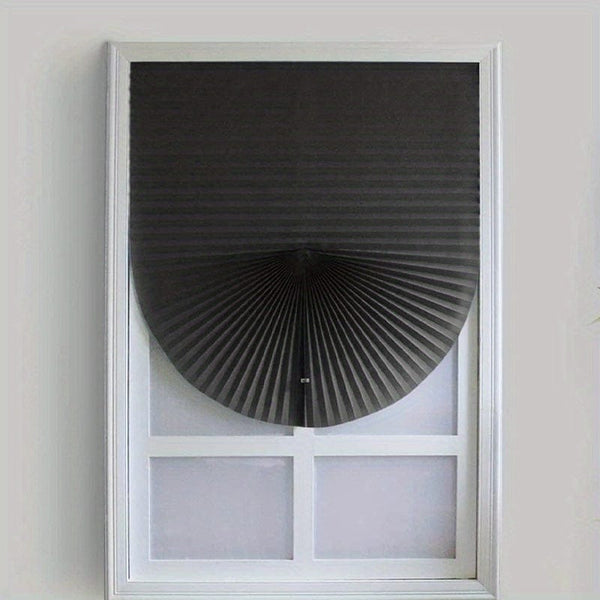 Planet Gates Black / 89.92*180.09 cm 1pc Semi-shading Door Curtain, Simple Pleated Curtain Non-woven Kitchen Bathroom Living Room Blackout Curtain Privacy Protection Curtain, Home Decoration