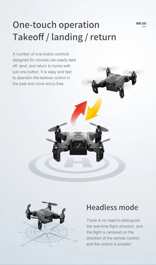 Planet Gates Black 8K 1Battery Xiaomi V2 Mini Drone Professional HD Camera 5G Wifi FPV Air Pressure Altitude Hold Foldable Quadcopter RC Drone Toys New UAV