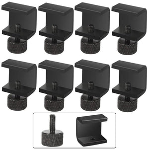 Planet Gates Black 8pcs 3DSWAY 3D Printer Parts Platform Clamp Glass Aluminum Plate Ultimaker UM Hotbed Fixing Clip Build Heated Bed Retainer 4pcs 8pcs