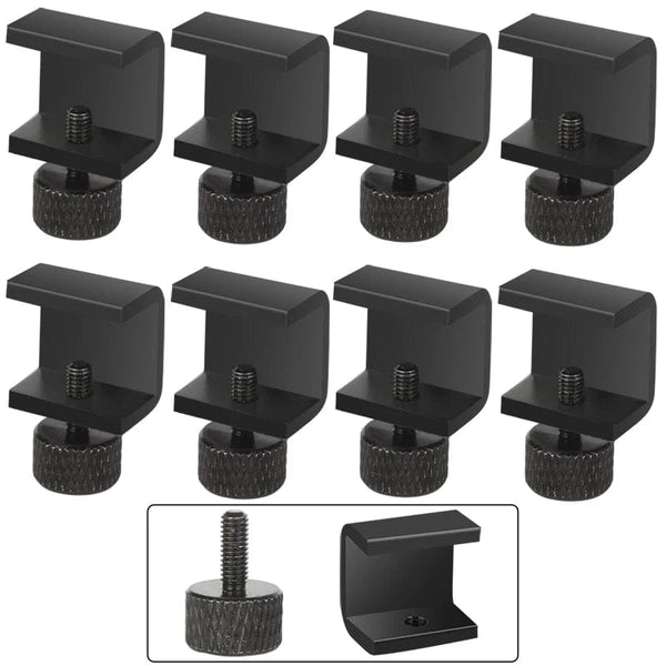 Planet Gates Black 8pcs 3DSWAY 3D Printer Parts Platform Clamp Glass Aluminum Plate Ultimaker UM Hotbed Fixing Clip Build Heated Bed Retainer 4pcs 8pcs