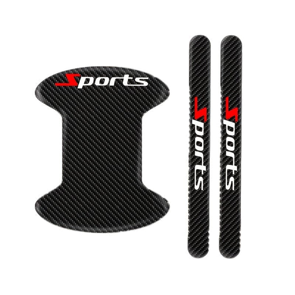 Planet Gates Black 8Pcs/Set Upgrade Your Car With 8Pcs/Set Door Handle Protector - Universal Car Handle Cover For Paint Protection!