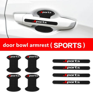 Planet Gates Black 8Pcs/Set Upgrade Your Car With 8Pcs/Set Door Handle Protector - Universal Car Handle Cover For Paint Protection!