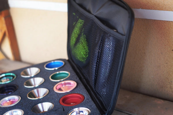 Planet Gates black ACEYO YOYO Bag  15 Holes Yo-yo admission package  Professional Yoyo Collectors Bag  Yoyo  accessories bag