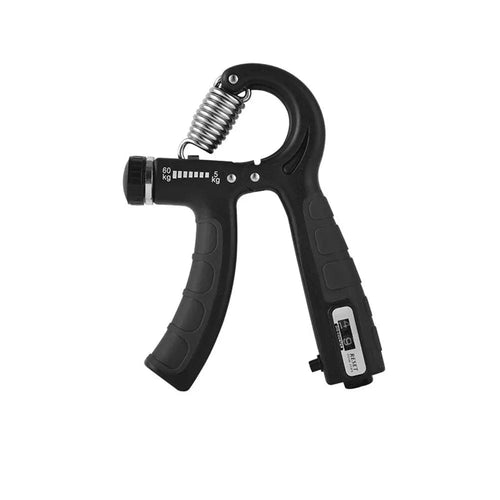 Planet Gates Black Adjustable Counting Professional Grip Trainer Arm Strength Arm Muscle Finger Rehabilitation Trainer Fitness Stress Reduction