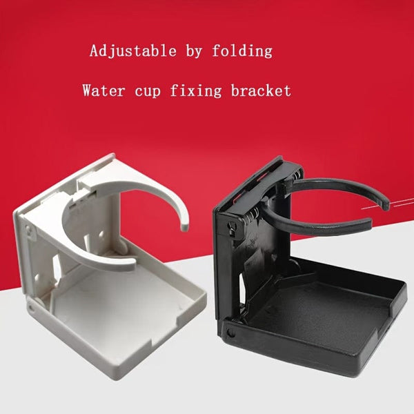 Planet Gates Black Adjustable Folding Beverage Holder, Car Water Cup Bracket Insulated Cup Mount Shelf Multi-functional Water Cup Holder For Car Truck