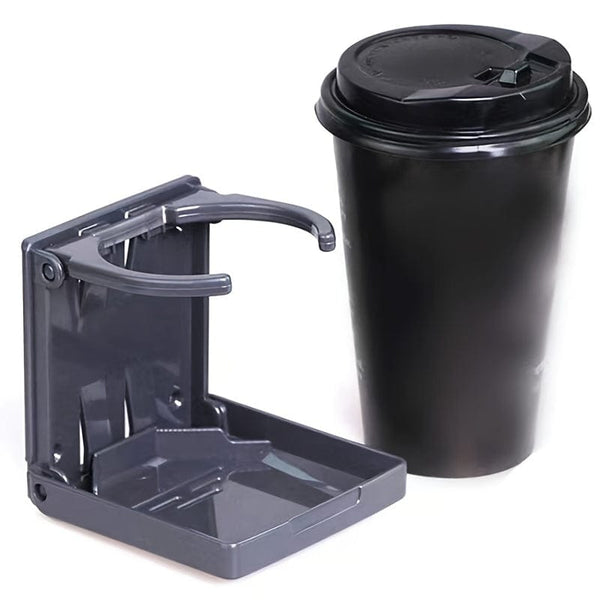 Planet Gates Black Adjustable Folding Beverage Holder, Car Water Cup Bracket Insulated Cup Mount Shelf Multi-functional Water Cup Holder For Car Truck