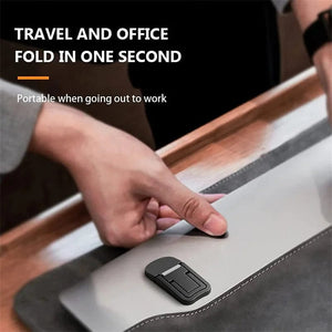 Planet Gates Black Adjustable Mini Laptop Stand for Computer Keyboard Holder Portable Legs Laptop Stands for Macbook Pro Air Pc Notebook Bracket