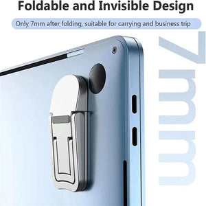 Planet Gates Black Adjustable Mini Laptop Stand for Computer Keyboard Holder Portable Legs Laptop Stands for Macbook Pro Air Pc Notebook Bracket