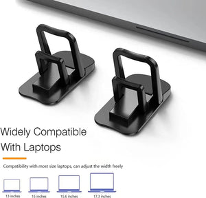 Planet Gates Black Adjustable Mini Laptop Stand for Computer Keyboard Holder Portable Legs Laptop Stands for Macbook Pro Air Pc Notebook Bracket