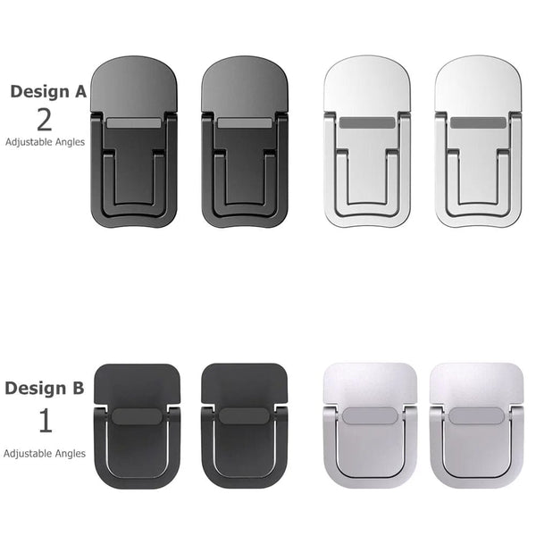 Planet Gates Black Adjustable Mini Laptop Stand for Computer Keyboard Holder Portable Legs Laptop Stands for Macbook Pro Air Pc Notebook Bracket