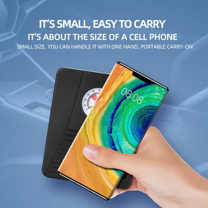 Planet Gates Black Air Compressor Tire Inflator Portable Air Pump For Car Tires 12V DC Auto Tire Pump 100PSI With LED Light For Car, Bicycle, And Other Inflatables