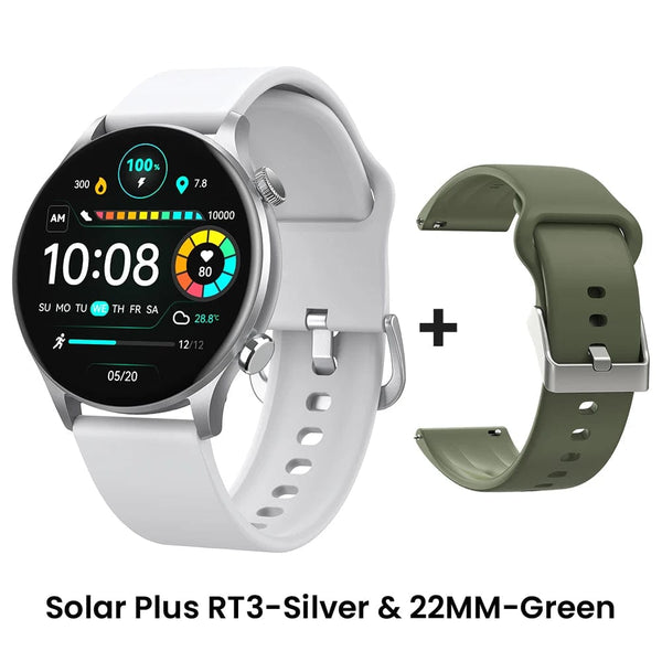 Planet Gates black and blue / uzbekistan HAYLOU Solar Plus RT3 Smart Watch 1.43"AMOLED Display Bluetooth Phone Call Smartwatch Health Monitor IP68 Waterproof Sport Watch