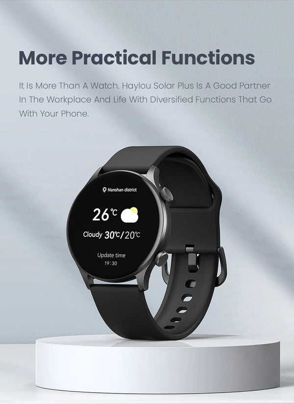 Planet Gates black and blue / uzbekistan HAYLOU Solar Plus RT3 Smart Watch 1.43"AMOLED Display Bluetooth Phone Call Smartwatch Health Monitor IP68 Waterproof Sport Watch