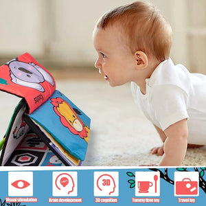 Planet Gates Black And White Baby Floor Mirror Tummy Time Sensory Baby Toys 6 12 months Toys For Babies Montessori Development Crawl Toys