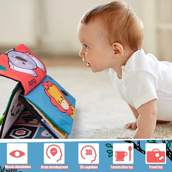 Planet Gates Black And White Baby Floor Mirror Tummy Time Sensory Baby Toys 6 12 months Toys For Babies Montessori Development Crawl Toys