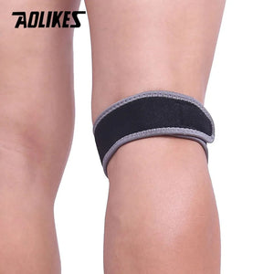 Planet Gates Black AOLIKES 1PCS Adjustable Knee Patella Cushioning Neoprene Band Knee Support Sports  Running Knee Brace Pads
