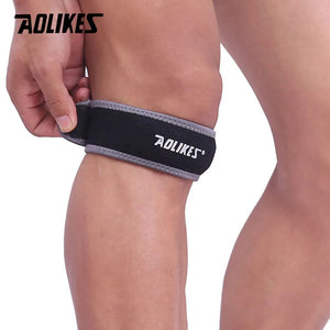 Planet Gates Black AOLIKES 1PCS Adjustable Knee Patella Cushioning Neoprene Band Knee Support Sports  Running Knee Brace Pads