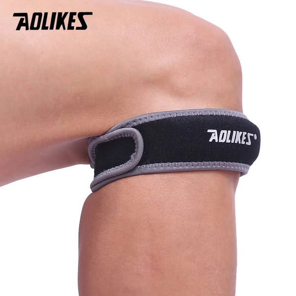 Planet Gates Black AOLIKES 1PCS Adjustable Knee Patella Cushioning Neoprene Band Knee Support Sports  Running Knee Brace Pads