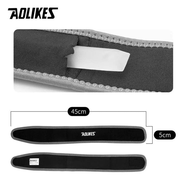 Planet Gates Black AOLIKES 1PCS Adjustable Knee Patella Cushioning Neoprene Band Knee Support Sports  Running Knee Brace Pads