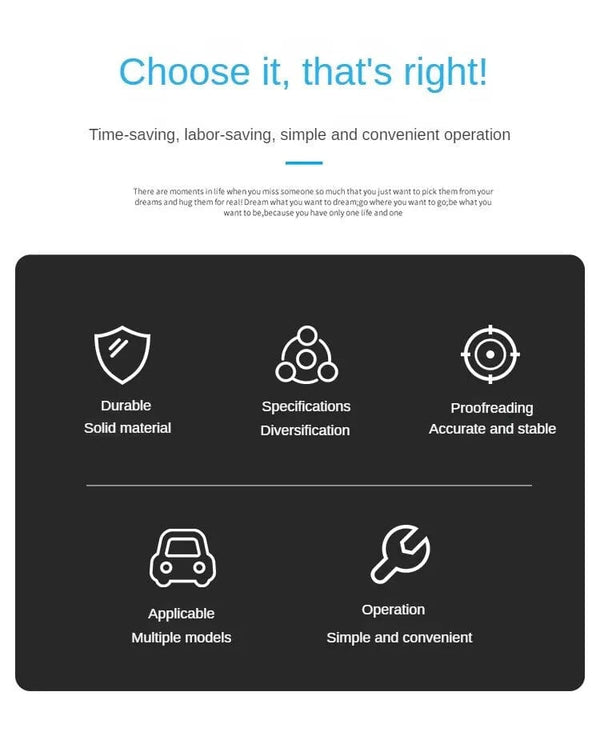 Planet Gates black Auto Clutch Alignment Tool Calibrator Auto Repair Tool Dedicated To Calibrate The Clutch Plate