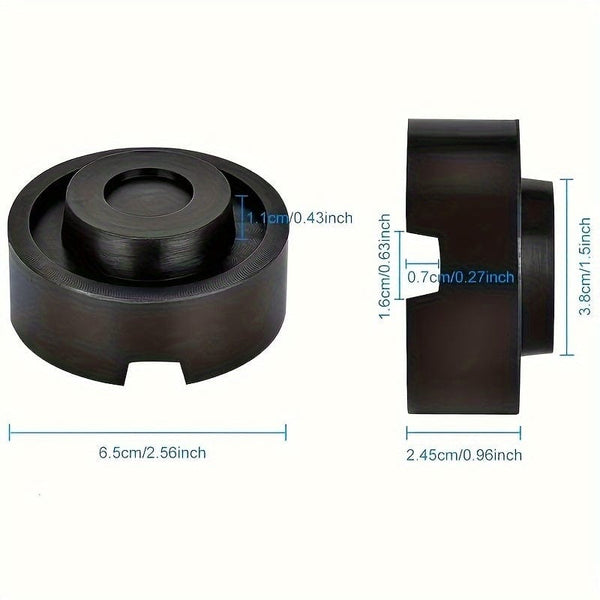 Planet Gates Black Automobile Rubber Jack Frame Protector Adapter Jack Protection Tool