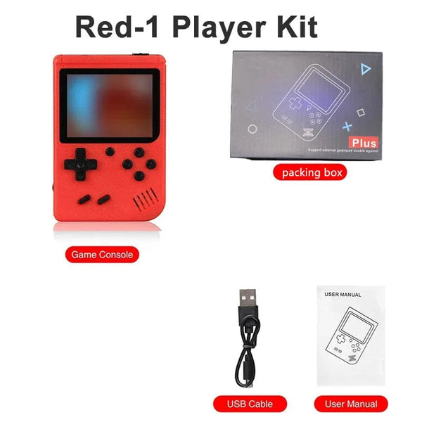 Planet Gates Black bag NEW Portable Retro Mini Video Game Console 8-Bit Handheld Game Player Built-in 400 games AV Out Game Console Gameboy videojuego