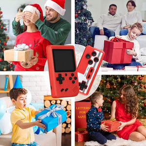Planet Gates Black bag NEW Portable Retro Mini Video Game Console 8-Bit Handheld Game Player Built-in 400 games AV Out Game Console Gameboy videojuego