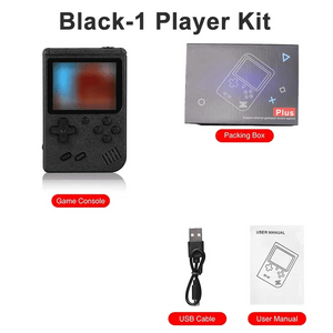 Planet Gates Black bag NEW Portable Retro Mini Video Game Console 8-Bit Handheld Game Player Built-in 400 games AV Out Game Console Gameboy videojuego